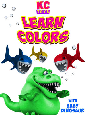 Learn Colors With Baby Dinosaur